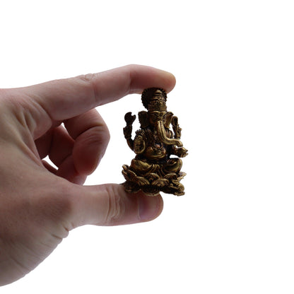 DIOSES EN MINIATURA DE LATÓN - GANESHA - 49MM