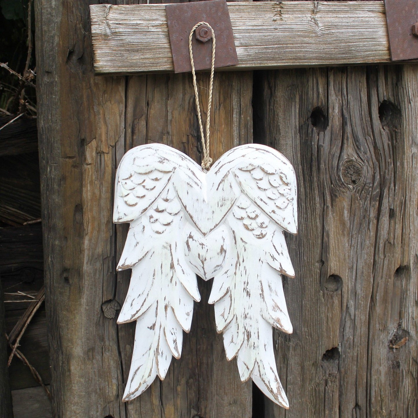 ALAS DE ÁNGEL Y CORAZÓN - 31CM