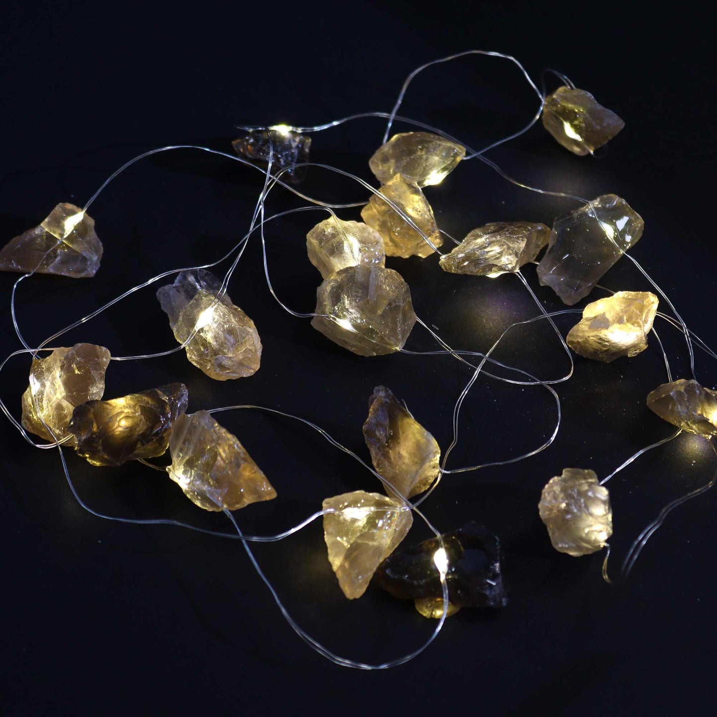 LUCES CON PIEDRAS - CITRINO