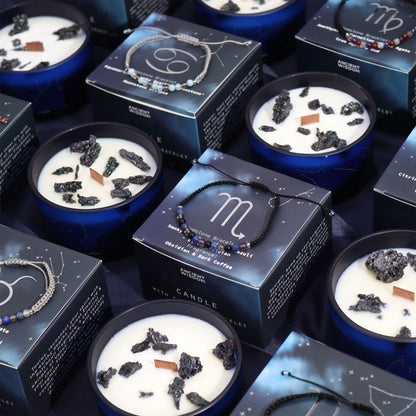 VELA DEL ZODIACO Y PULSERA - GÉMINIS