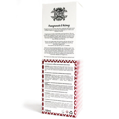 DIFUSOR DE VARILLAS - 120ML GRANADA Y NUEZ MOSCADA