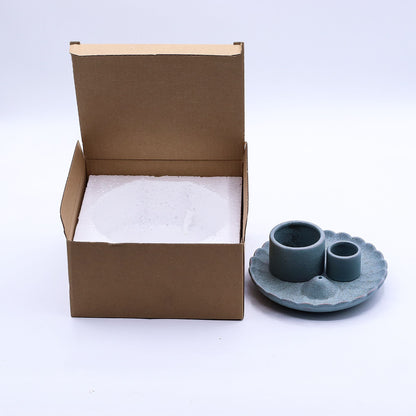 SOPORTE CERÁMICO PARA INCIENSO - AZUL