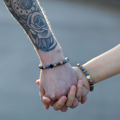 2 PULSERAS DE LA AMISTAD CON PIEDRAS PRECIOSAS - APOYO
