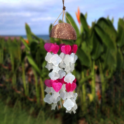 CARILLÓN DE VIENTO DE COCO Y CAPIZ - MIXTO - 35CM