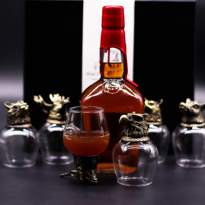 VASOS DE CRIATURAS MÍSTICAS Y SALVAJES DEL BOSQUE - 6 UNIDADES DE 100ML