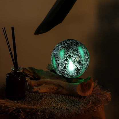LÁMPARA DRIFTGLOW - CRAQUELADO - VERDE ESMERALDA