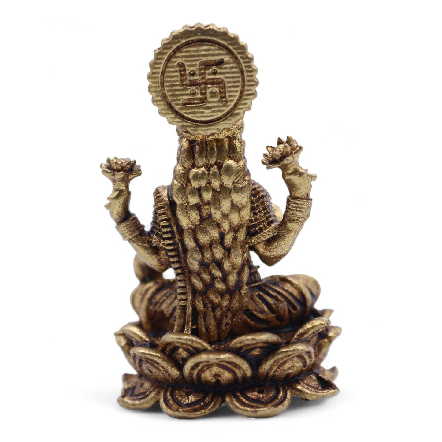 DIOSES EN MINIATURA DE LATÓN - LAXMI - 37MM