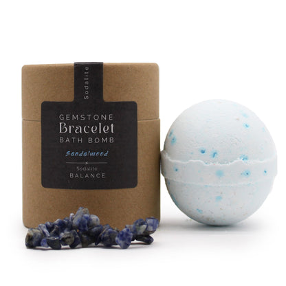 BOMBA DE BAÑO CON PULSERA DE SODALITA