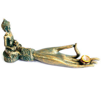 QUEMADOR - BUDA ANTIGUO CON MANO EXTENDIDA