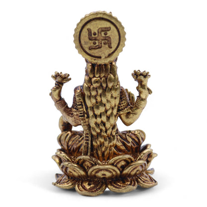 DIOSES EN MINIATURA DE LATÓN - LAXMI - 49MM