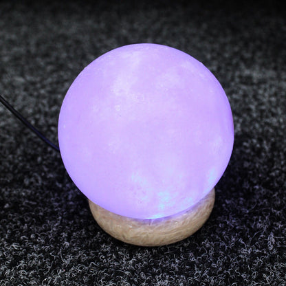 LÁMPARA DE SAL - BOLA - MULTICOLOR