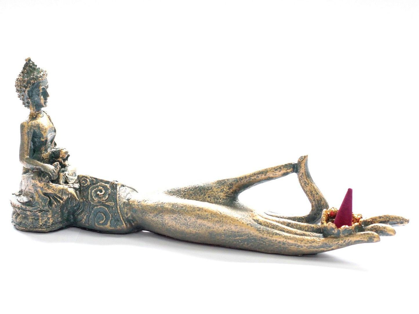 QUEMADOR - BUDA ANTIGUO CON MANO EXTENDIDA