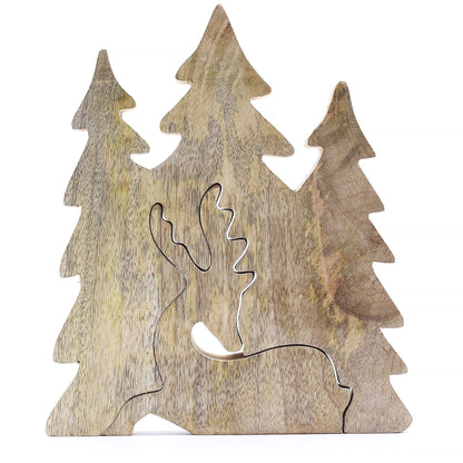 DECORACIÓN DE BOSQUE - CIERVO EN EL BOSQUE