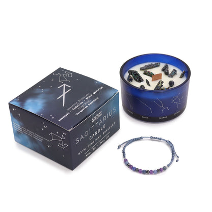 VELA DEL ZODIACO Y PULSERA - SAGITARIO