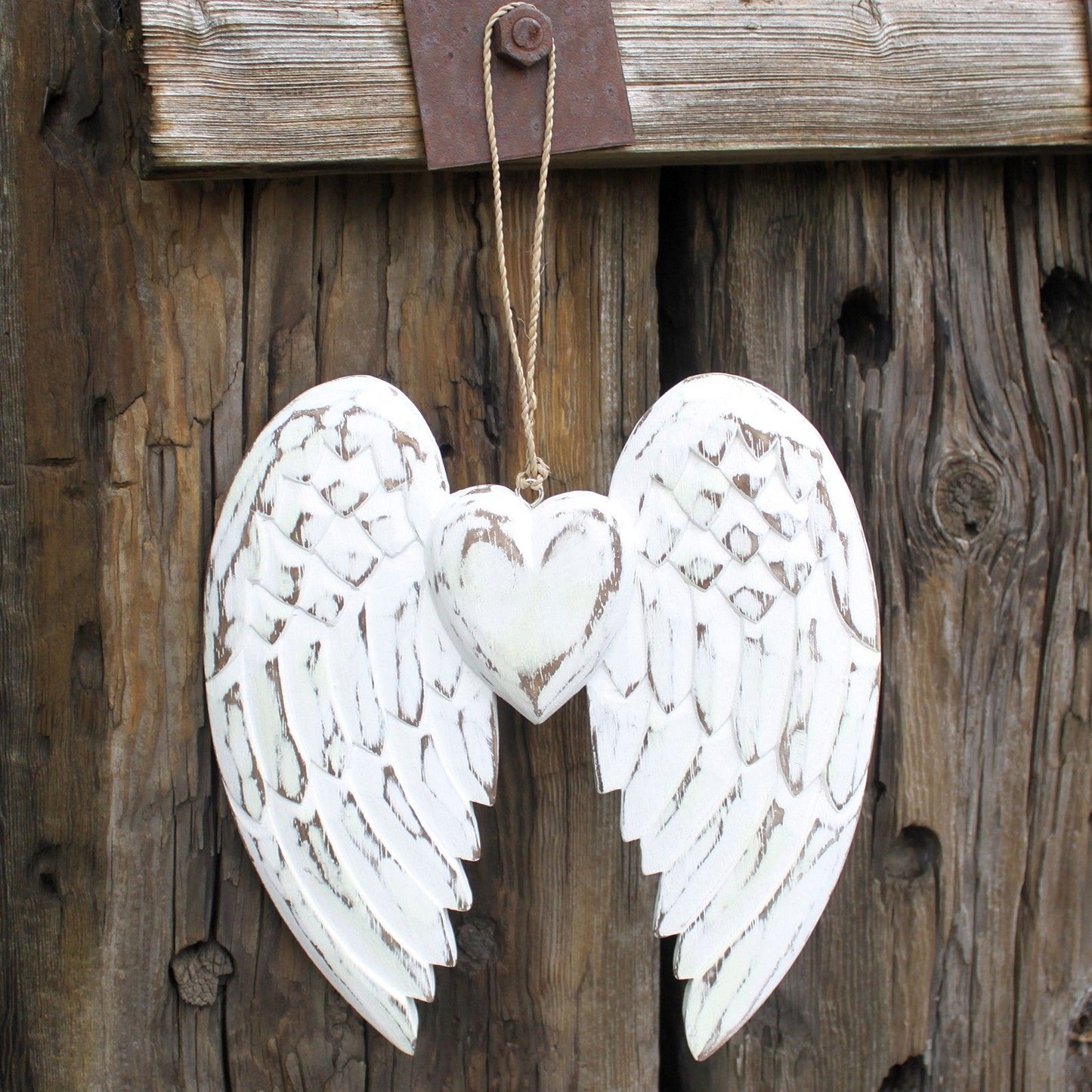 ALAS DE ÁNGEL Y CORAZÓN - 24CM