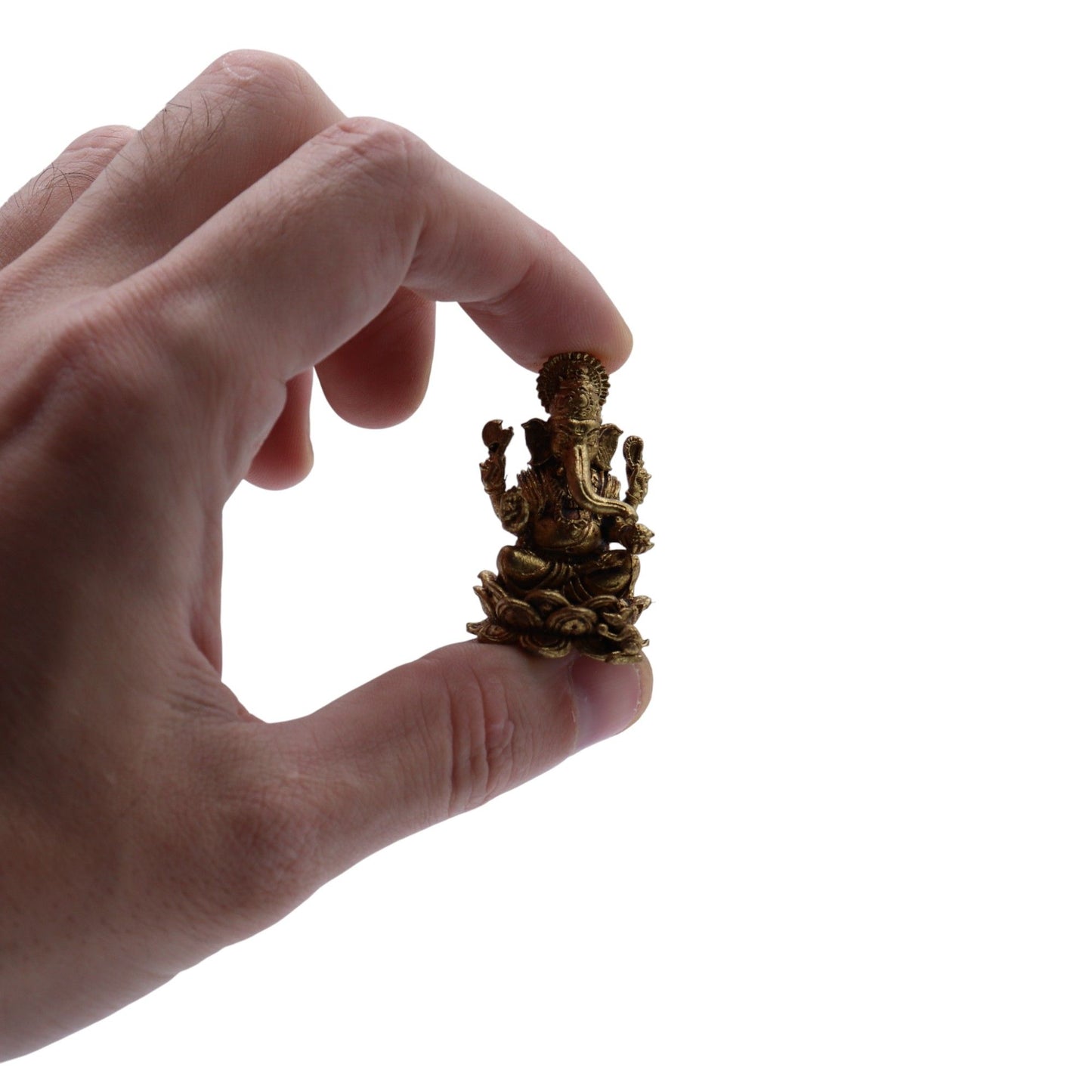 DIOSES EN MINIATURA DE LATÓN - GANESHA - 37MM