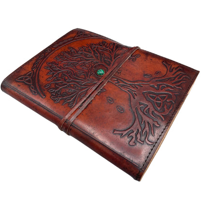 CUADERNO DE CUERO - ÁRBOL DE LA VIDA – 20x16x2CM