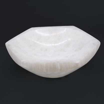 CUENCO SELENITA - HEXAGONAL 15CM
