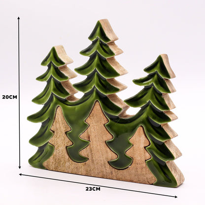 DECORACIÓN DE BOSQUE - TRES ÁRBOLES EN EL BOSQUE