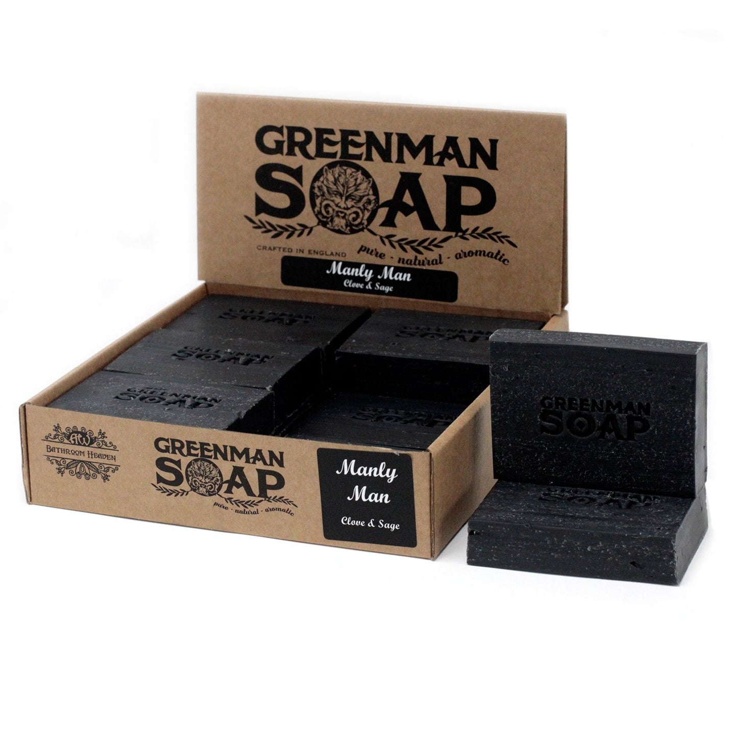 JABÓN GREENMAN 100G - PARA HOMBRES, CLAVO Y SALVIA