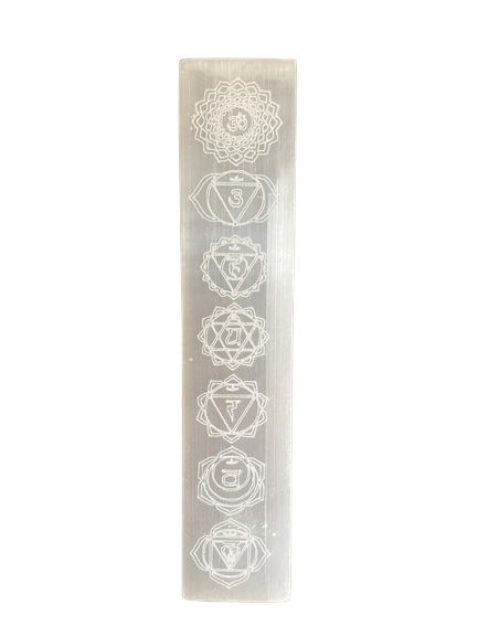PLACA DE CARGA SELENITA - CHAKRA 20CM