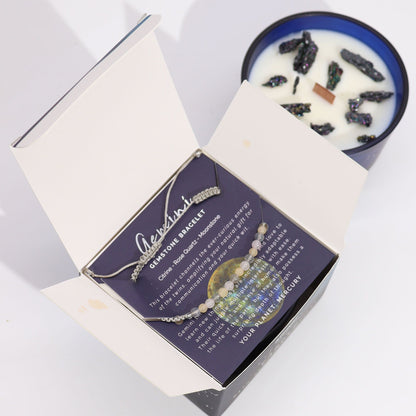 VELA DEL ZODIACO Y PULSERA - GÉMINIS