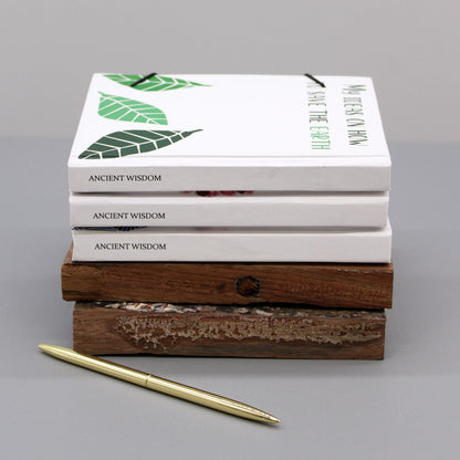 LIBRETA CON CORREA - HOJAS EN EL MISMO ÁRBOL