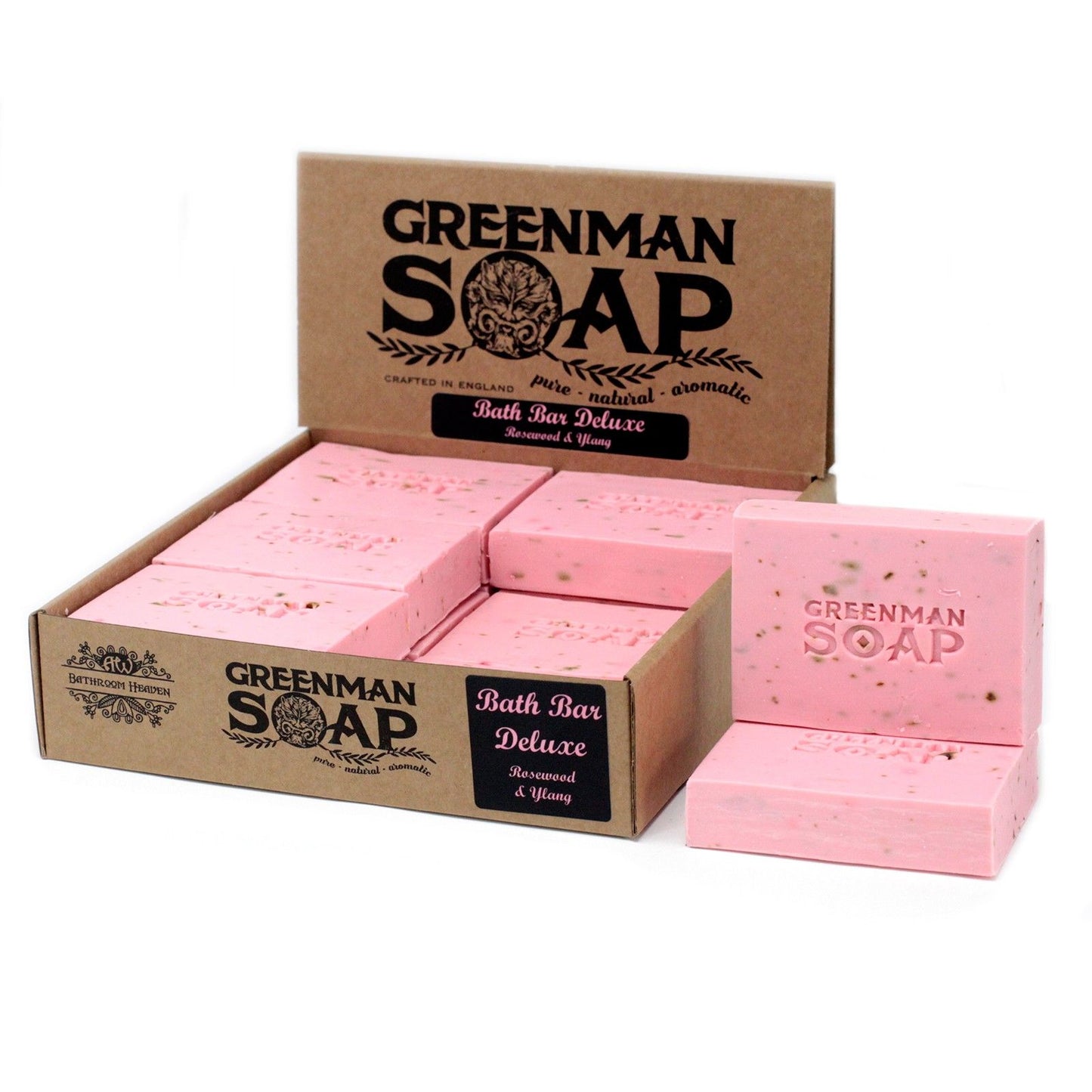 JABÓN GREENMAN 100G - BAÑO DE LUJO, PALO DE ROSA Y YLANG