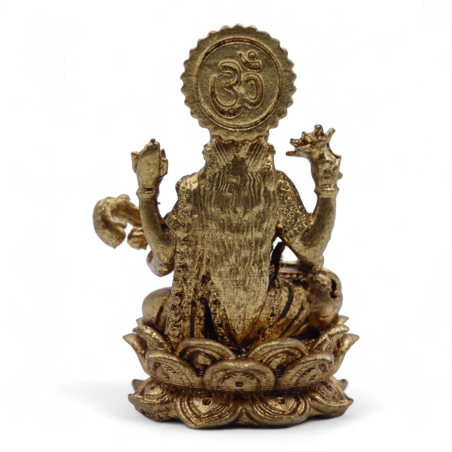 DIOSES EN MINIATURA DE LATÓN - SARASWATI - 34MM