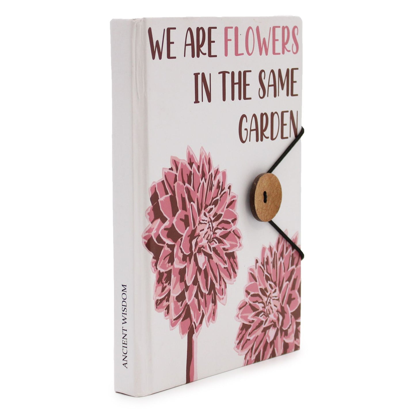 LIBRETA CON CORREA - FLORES EN EL MISMO JARDÍN