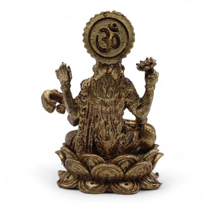 DIOSES EN MINIATURA DE LATÓN - SARASWATI - 49MM