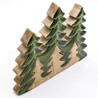 DECORACIÓN DE BOSQUE - TRES ÁRBOLES EN EL BOSQUE