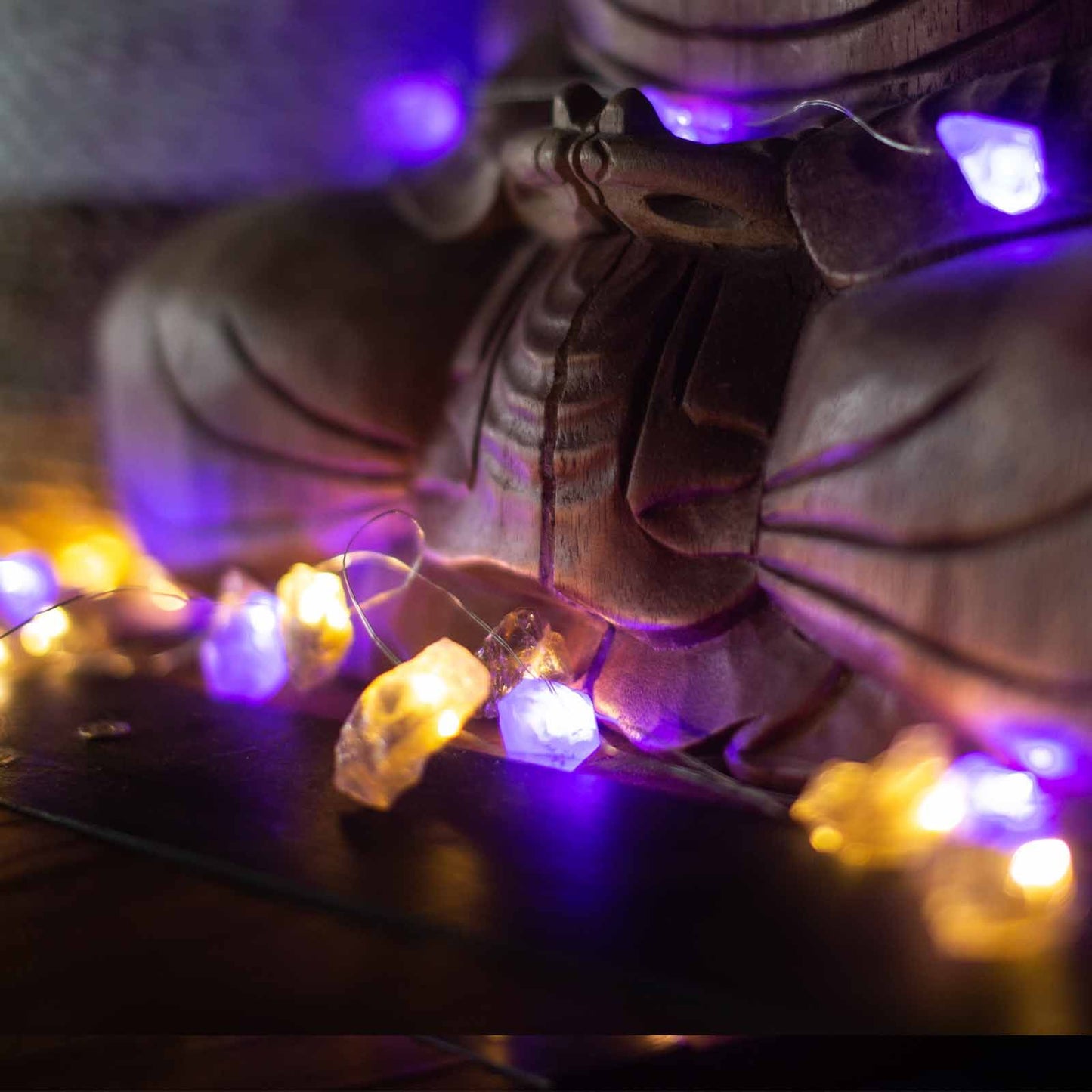 LUCES CON PIEDRAS - MIXTAS