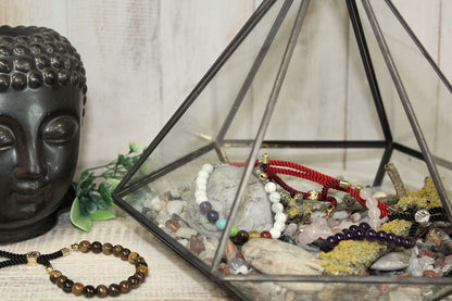 PULSERA AJUSTABLE DE HILO - AMATISTA