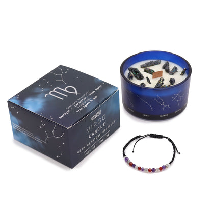 VELA DEL ZODIACO Y PULSERA - VIRGO