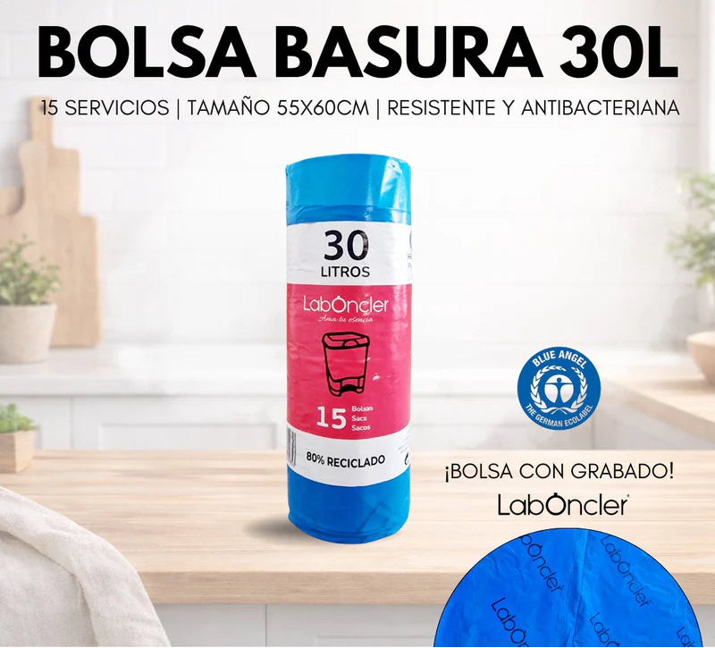 BOLSA DE BASURA | RESISTENTE Y ANTIBACTERIANA