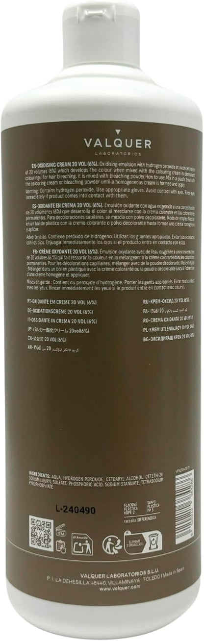 CREMA OXIDANTE 20 VOL. - 6% - 1 LITRO