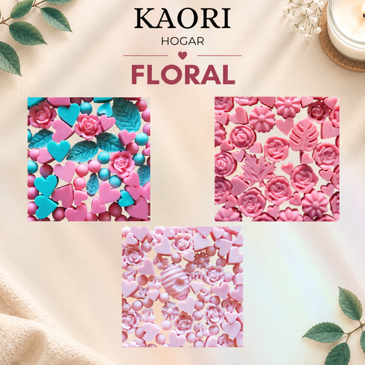 PACK FLORAL - BRISA FLORAL, RUBÍ SILVESTRE, SAKURA Y BAMBÚ