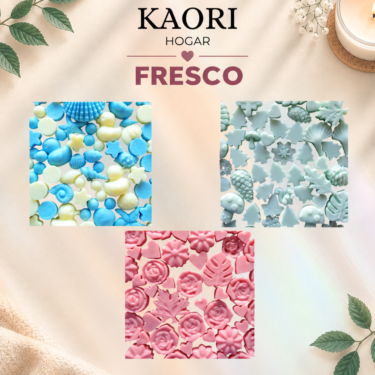 PACK FRESCO - FRESCURA MARINA, ABETO ETERNO, RUBÍ SILVESTRE