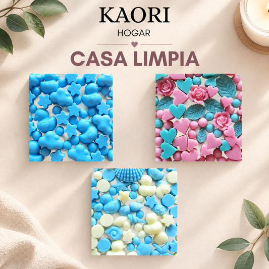 PACK CASA LIMPIA - ROPA LIMPIA, BRISA FLORAL, FRESCURA MARINA