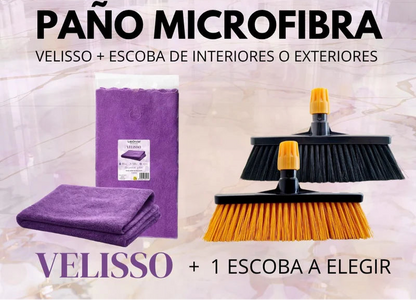 VELISSO TRAPEADOR MULTIFUNCIÓN + ESCOBA (A ELEGIR)